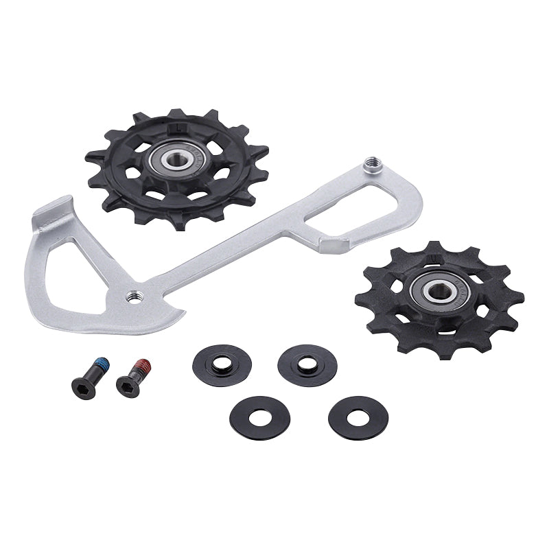 Sram GX Eagle 12-speed derailleur pulley set (2) with derailleur cage back plate