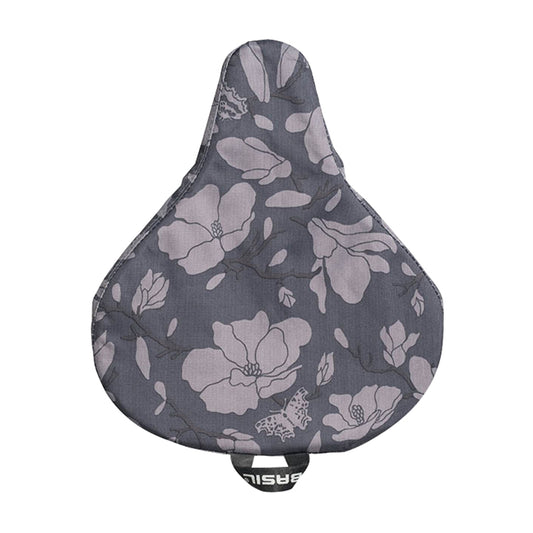 Couvre-selle vélo BASIL Magnolia waterproof gris 28x23 cm