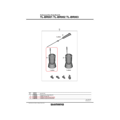 Adaptateur purge frein Shimano route M7 Y13000090
