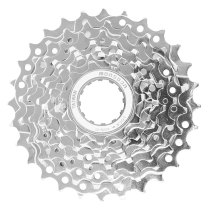 8-speed cassette. PCP 11-28 for Shimano-Sram MTB silver (sold individually) (11-12-14-16-18-21-24-28)