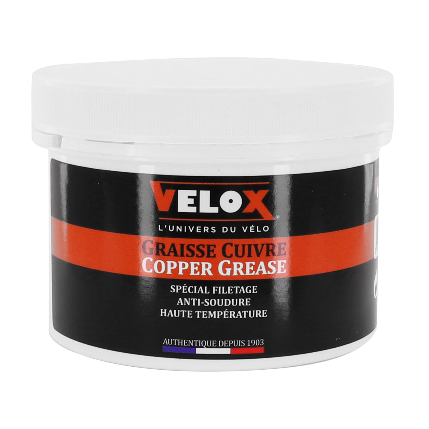 Graisse vélo Velox cuivre anti/grippant (pot 350ml)