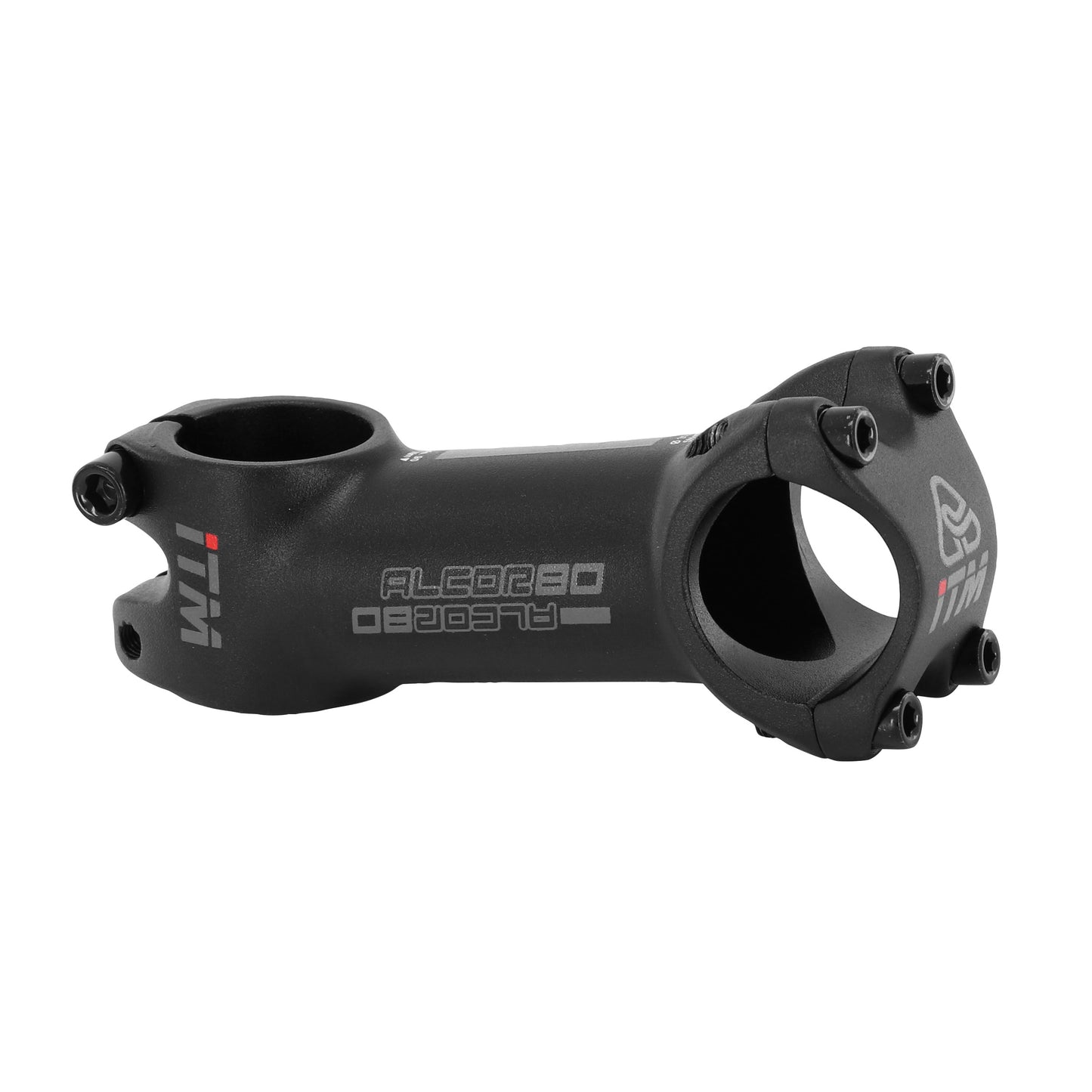 Potence route VTT ITM Alcor noir mat réversible 10° 31,8 L80
