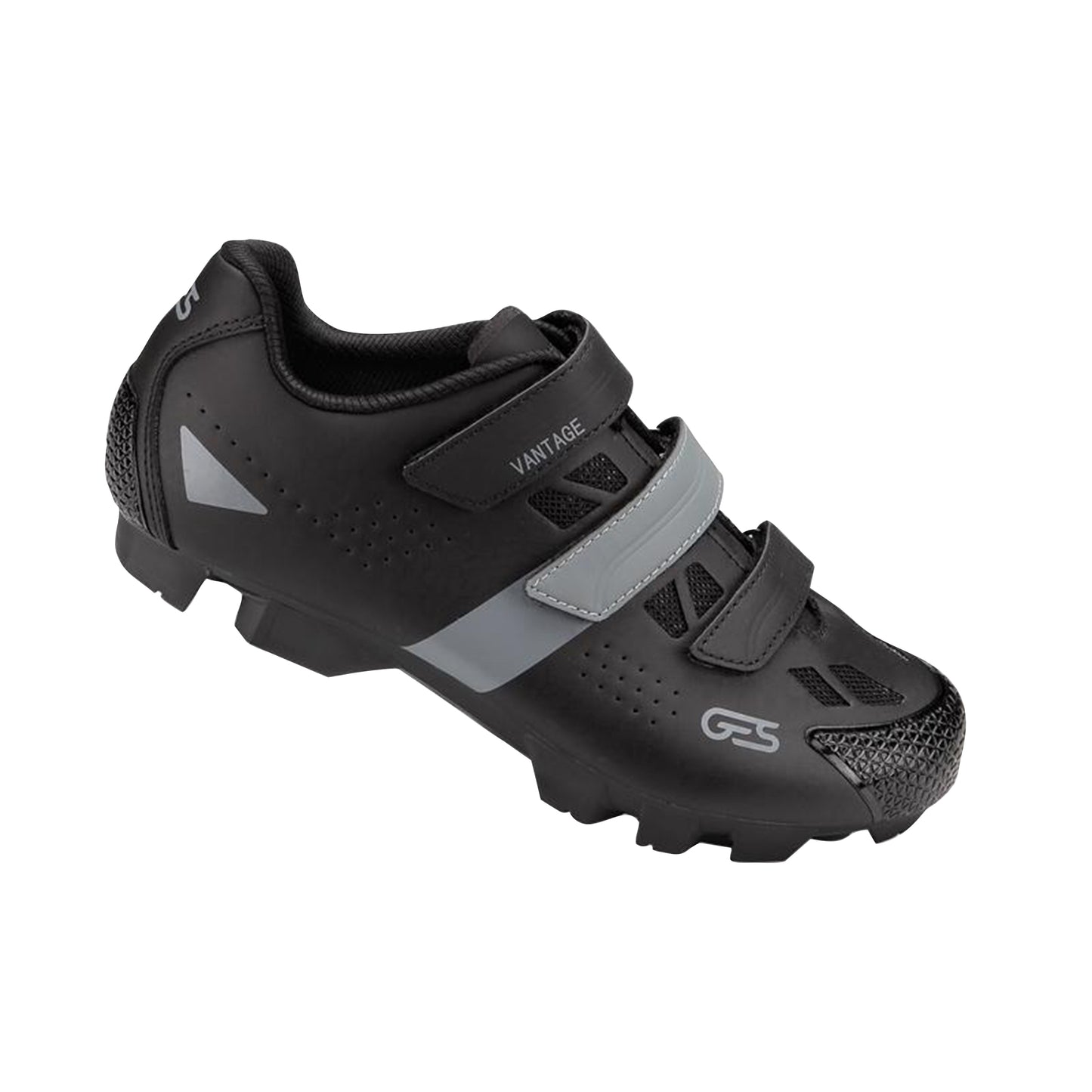 Chaussures VTT Ges vantage2 noir / gris fixation 3 velcros compatible SPD