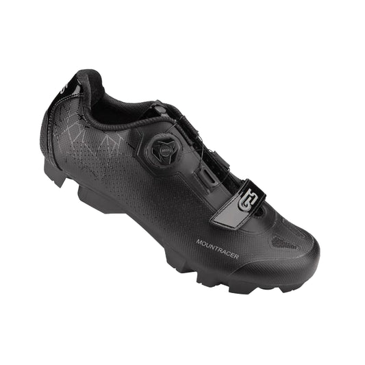 Chaussures VTT Ges mountracer2 noir fixation microclip atop / velcro compatible SPD