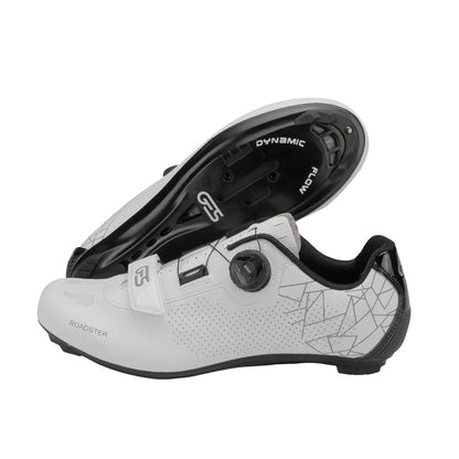 Road shoes Ges roadster2 white microclip atop-velcro fastening Look-Shimano compatible
