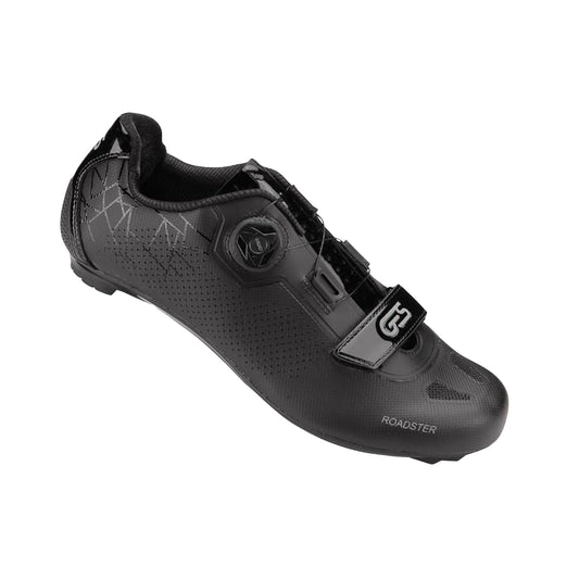 Chaussures route Ges roadster2 noir fixation microclip atop / velcro compatible Look / Shimano