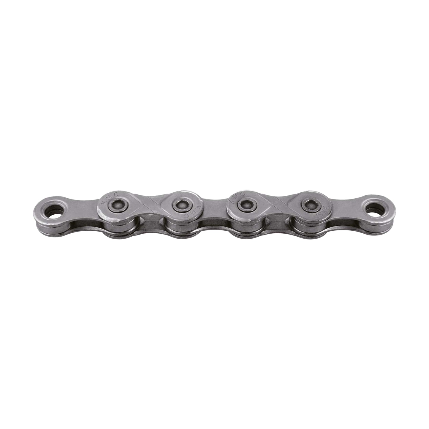 Chaîne vélo 10v. Route-VTT Kmc x10 grise 114 maillons compatible Shimano et Sram