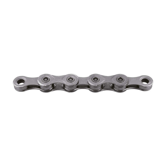 Chaîne vélo 10v. Route-VTT Kmc x10 grise 114 maillons compatible Shimano et Sram