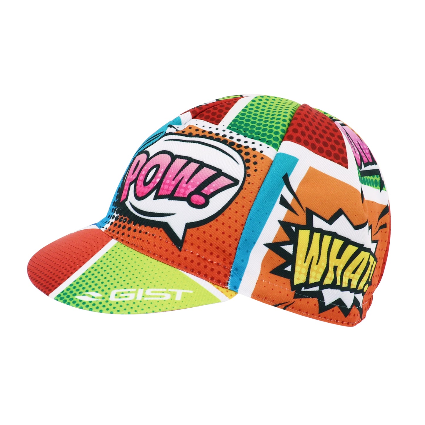 Casquette vélo déco bang multicolor Gist