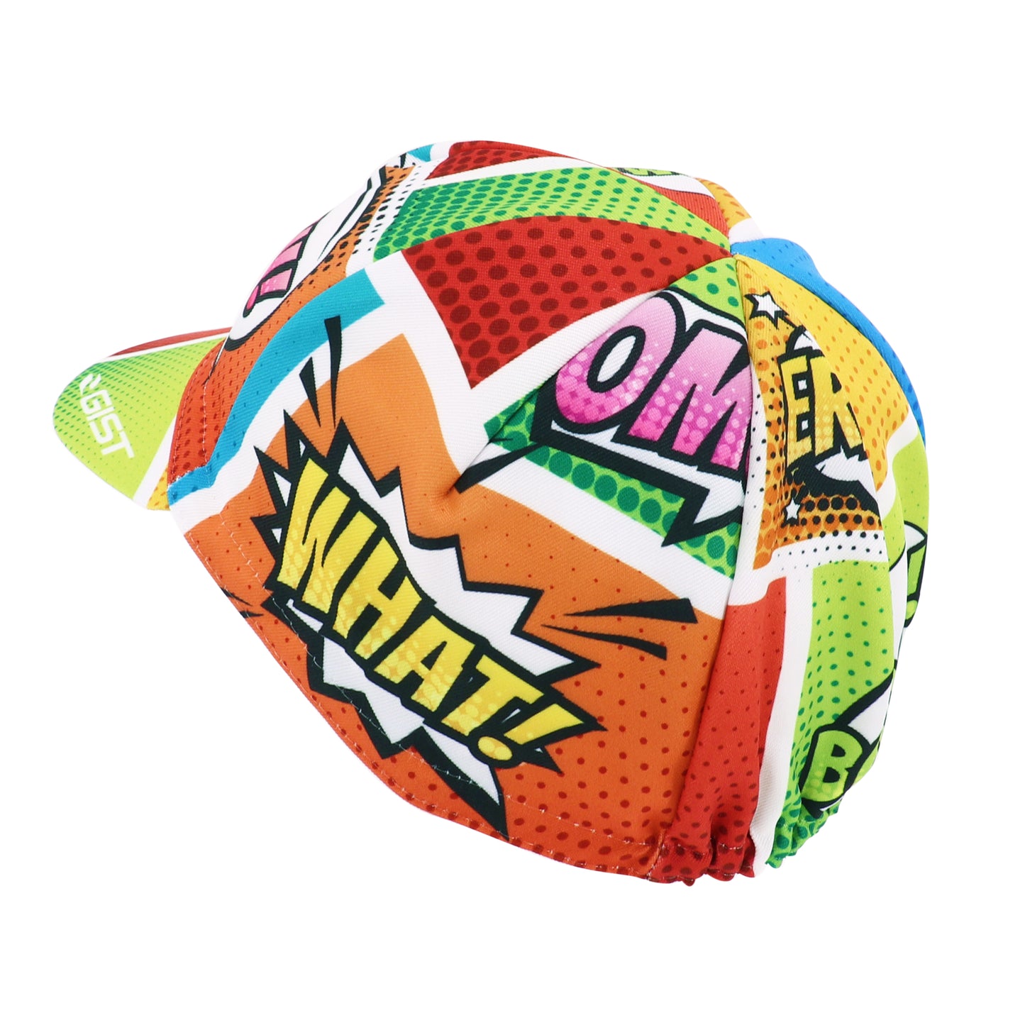 Casquette vélo déco bang multicolor Gist