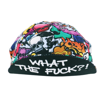 Casquette vélo déco covering monstres fuck multicolor Gist