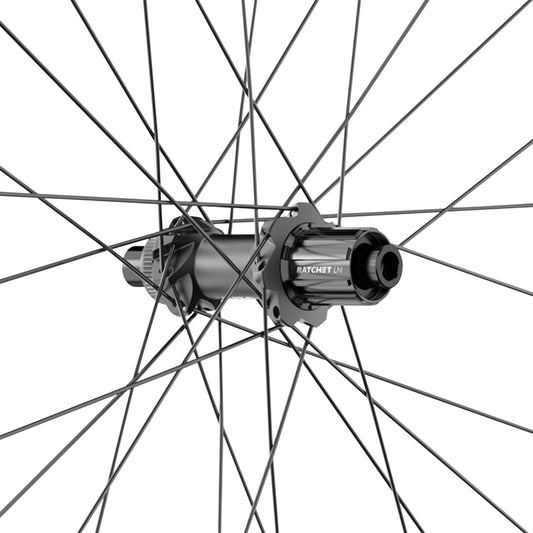 27.5" MTB Disc Wheel DT Swiss M1900 Boost Centerlock Tubeless Ready Rear Black Shimano 10-11 speed Thru Axle 12-142 Rim 30C Max Rider Weight 110kg