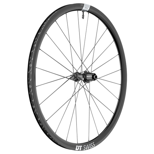 Road disc wheel 700 DT Swiss E1800-32 endurance rear Shimano 11-10S cassette centerlock tubeless ready thru axle 12-142mm 20C rim
