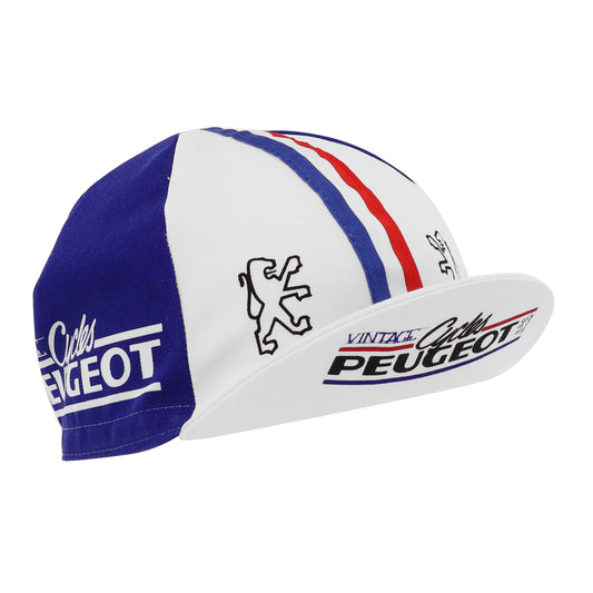 Vintage cycling cap Peugeot team blue / white / red Gist