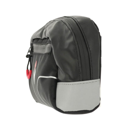 Sacoche de cintre Hapo.g cyclindre noir fixation velcros 2l l25 x l13.5 x h10