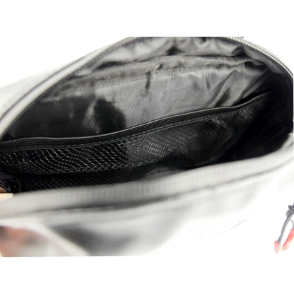 Sacoche de cintre Hapo.g cyclindre noir fixation velcros 2l l25 x l13.5 x h10