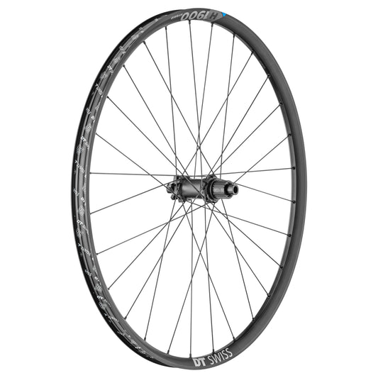 29" DT Swiss H1900 Boost Tubeless Ready E-MTB Rear Wheel, 6-Bolt Disc, Black, Shimano Microspline 12-speed Cassette, 12-148 Thru-Axle, 30C Rim, 150kg Max Load, Enduro Compatible