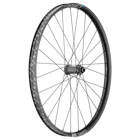 29" DT Swiss H1900 Boost tubeless ready e-bike disc MTB wheel, centerlock, black, 15-110 thru axle, 30C rim, 150kg weight resistance, enduro compatible