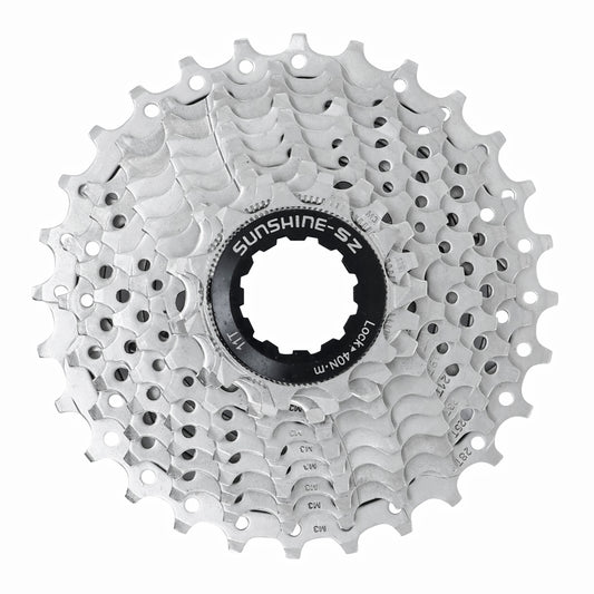 Cassette 10v. PCP 11-28 pour Shimano-Sram argent VTT argent (11-12-13-14-15-17-19-21-24-28)
