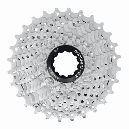 11-speed cassette, 11-28 PCP for Shimano-Sram road silver (11-12-13-14-15-16-17-19-21-24-28)