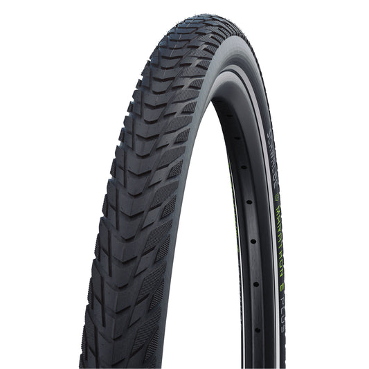 Pneu VTC - VAE Urbain 700 X 47 (29 x 1,75) Schwalbe Marathon E-Plus Noir TR (47-622) Renfort 5mm flanc Reflex Homologué VAE e50