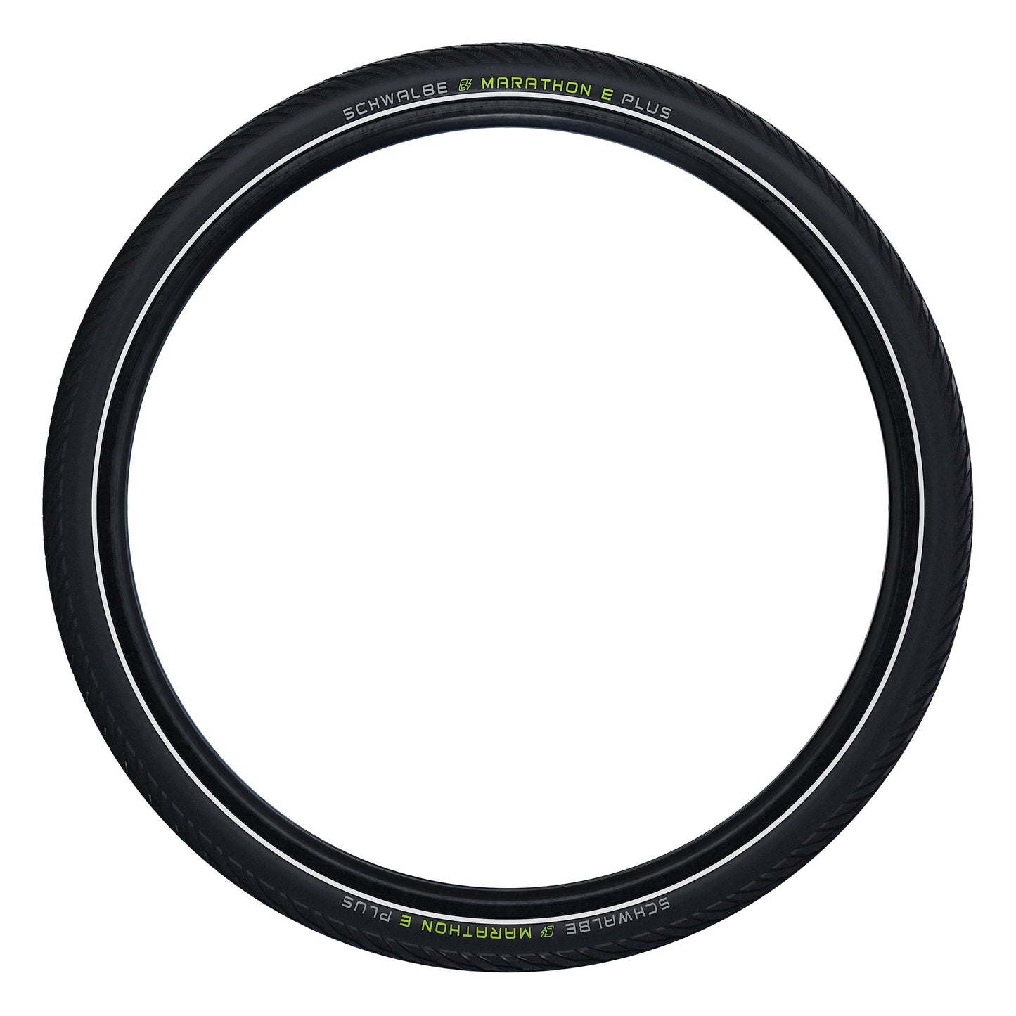 Hybrid - Urban E-Bike Tyre 700 X 47 (29 x 1.75) Schwalbe Marathon E-Plus Black TR (47-622) 5mm reinforcement Reflex sidewall E-bike approved e50