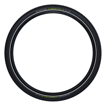 Hybrid - Urban E-Bike Tyre 700 X 47 (29 x 1.75) Schwalbe Marathon E-Plus Black TR (47-622) 5mm reinforcement Reflex sidewall E-bike approved e50