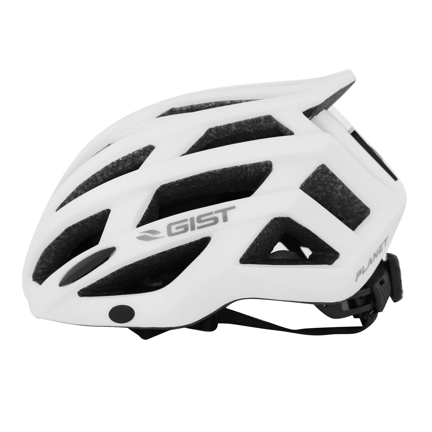 Gist E-Bike Planet Urban White Matte In-Mold Adult Cycling Helmet