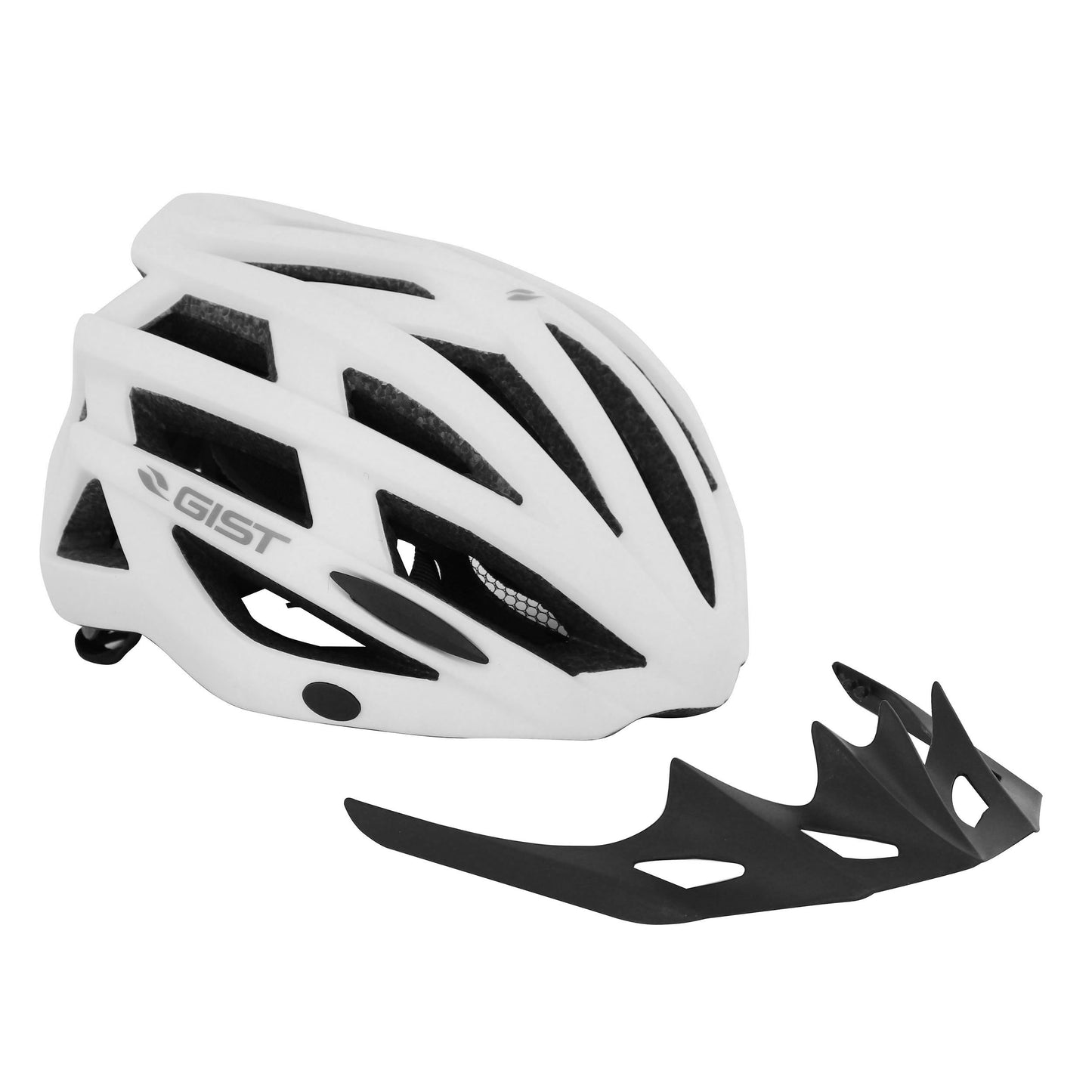 Gist E-Bike Planet Urban White Matte In-Mold Adult Cycling Helmet