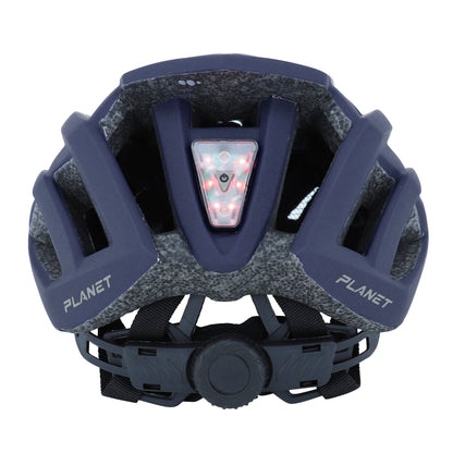Casque vélo adulte Gist e-bike planet urban bleu mat in-mold