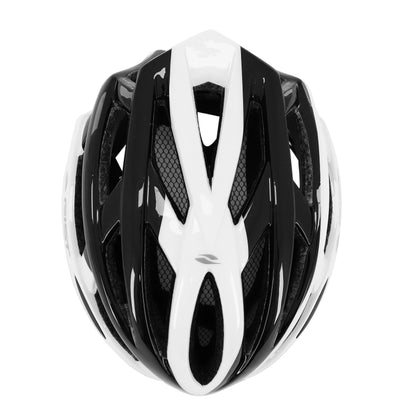 Casque vélo adulte Gist route planet blanc-noir in-mold