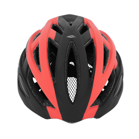 Gist Planet Adult Road Bike Helmet Matte Black-Red In-Mold