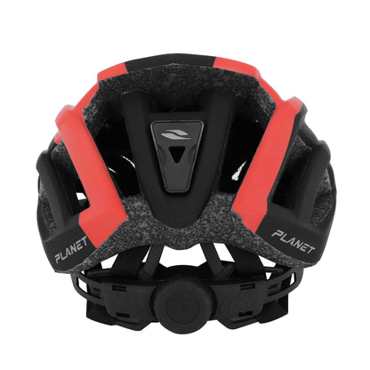 Casque vélo adulte Gist route planet noir-rouge mat in-mold