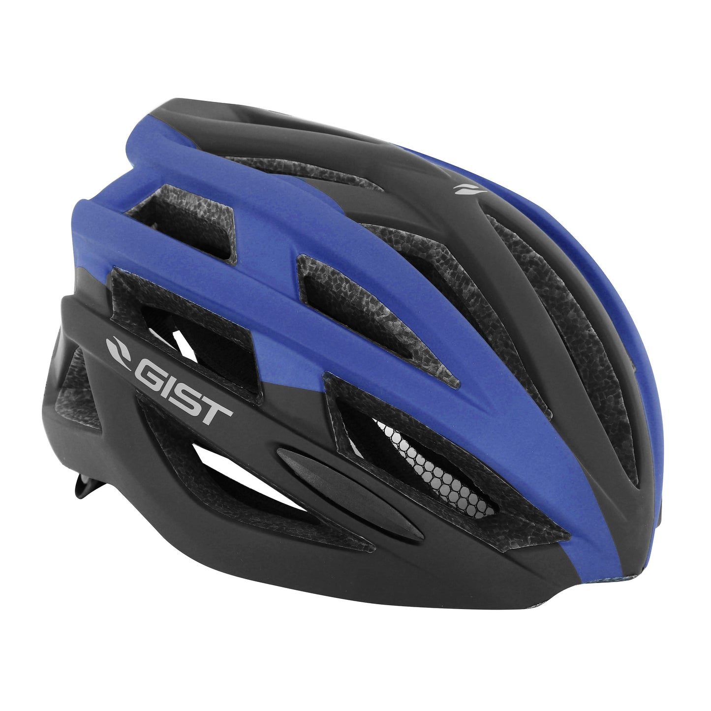 Casque vélo adulte Gist route planet noir-bleu mat in-mold