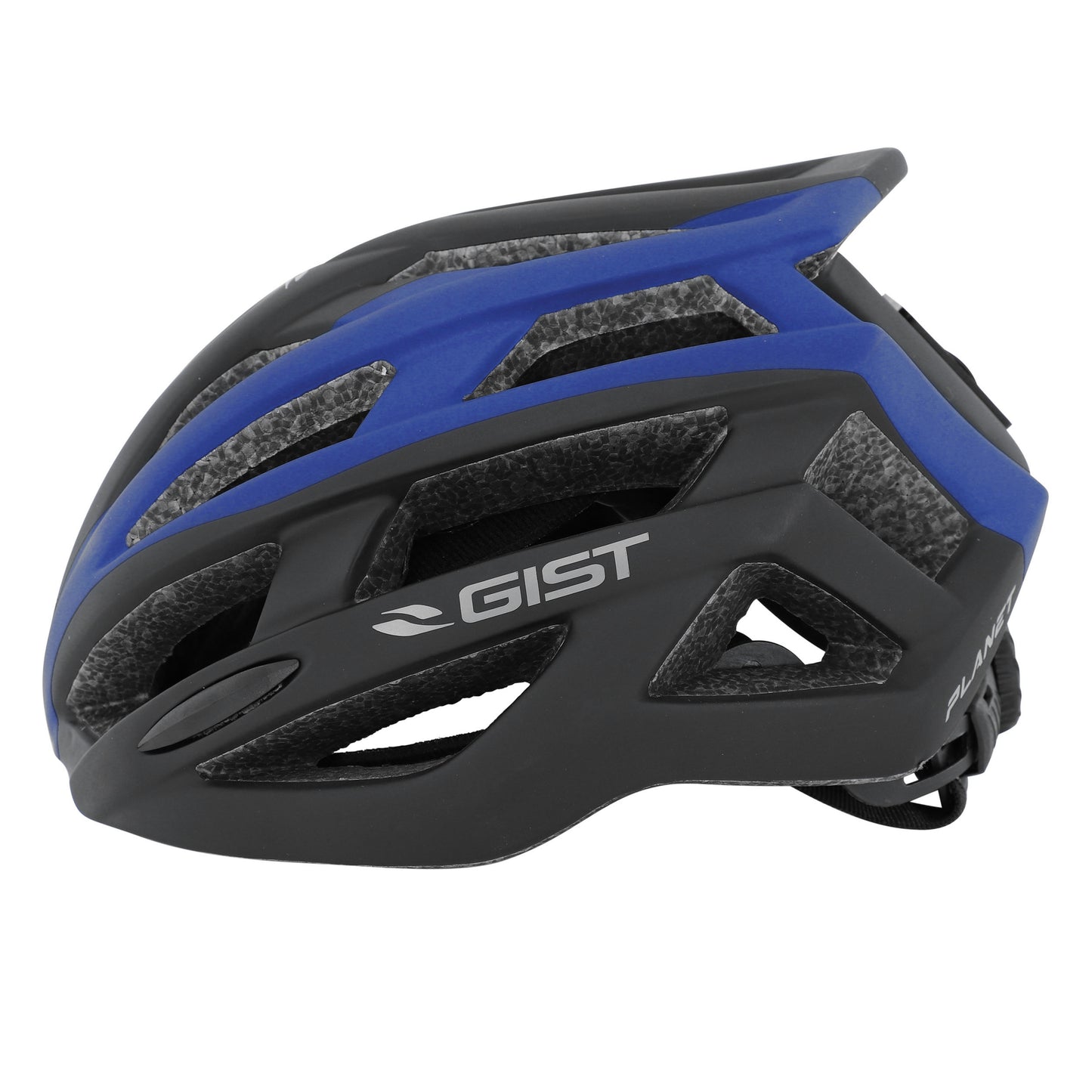 Casque vélo adulte Gist route planet noir-bleu mat in-mold