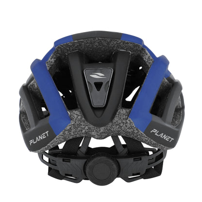 Casque vélo adulte Gist route planet noir-bleu mat in-mold