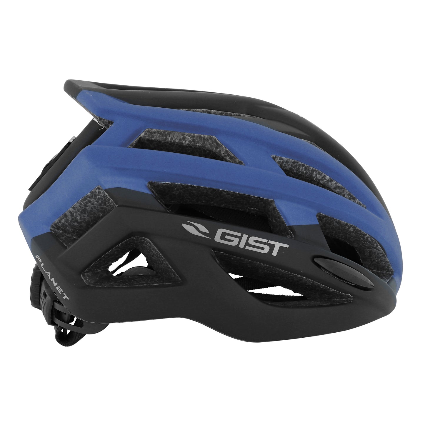 Casque vélo adulte Gist route planet noir-bleu mat in-mold