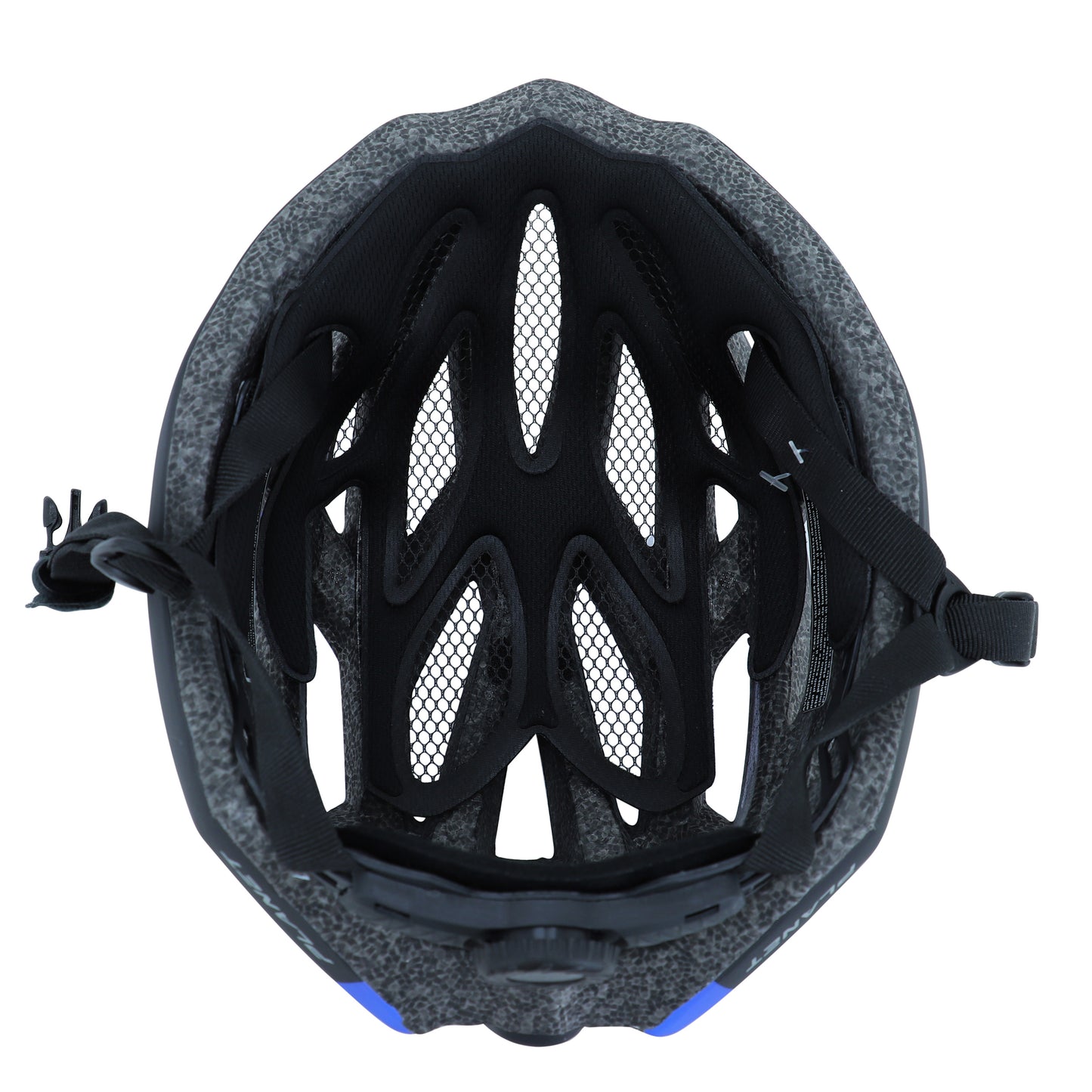 Casque vélo adulte Gist route planet noir-bleu mat in-mold