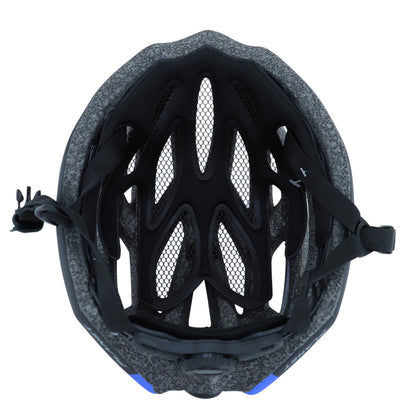 Casque vélo adulte Gist route planet noir-bleu mat in-mold