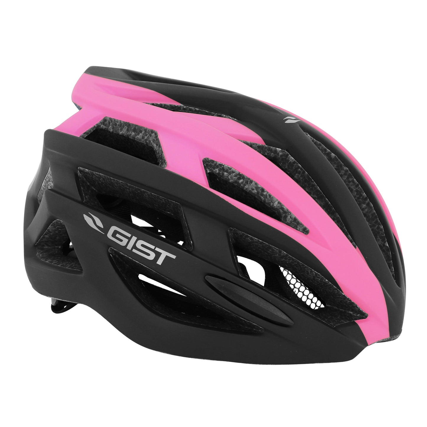 Casque vélo adulte Gist route planet noir-rose mat in-mold