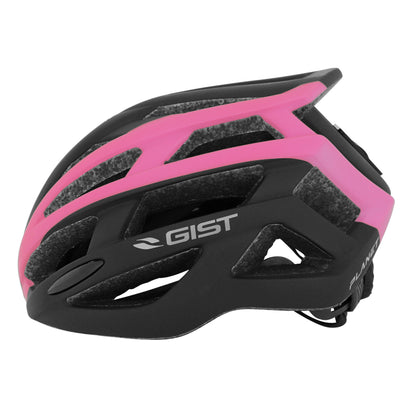Casque vélo adulte Gist route planet noir-rose mat in-mold