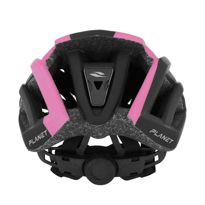 Casque vélo adulte Gist route planet noir-rose mat in-mold