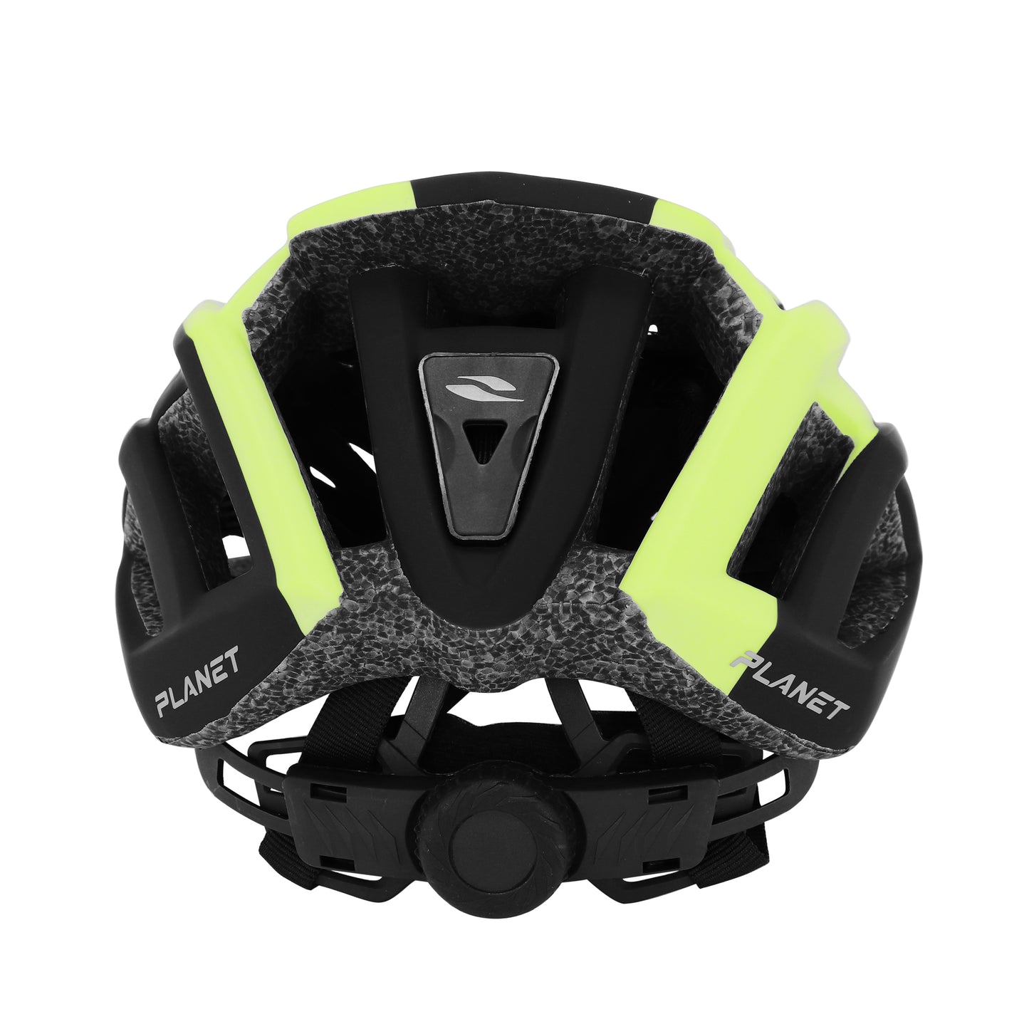 Gist Adult Road Planet Black-Yellow Matte In-Mold Cycling Helmet