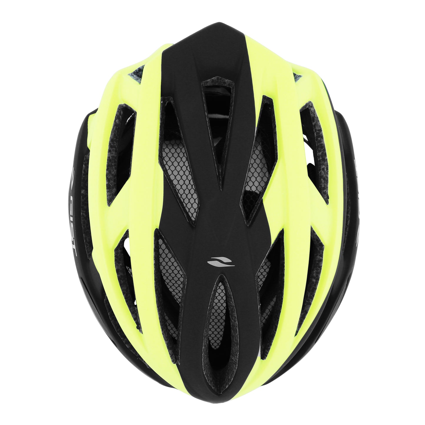 Gist Adult Road Planet Black-Yellow Matte In-Mold Cycling Helmet