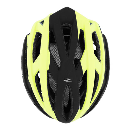 Gist Adult Road Planet Black-Yellow Matte In-Mold Cycling Helmet