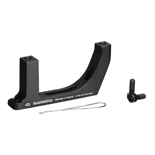 Adaptateur frein à disque route avant Shimano disque 160mm étrier post-mount sur fourche flatmount