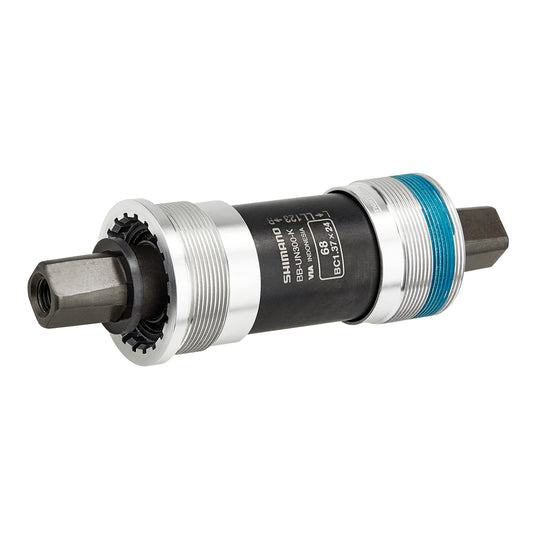 Boîtier pédalier Shimano carré un300 122mm filetage anglais - bsc - 1,37x24 avec carter