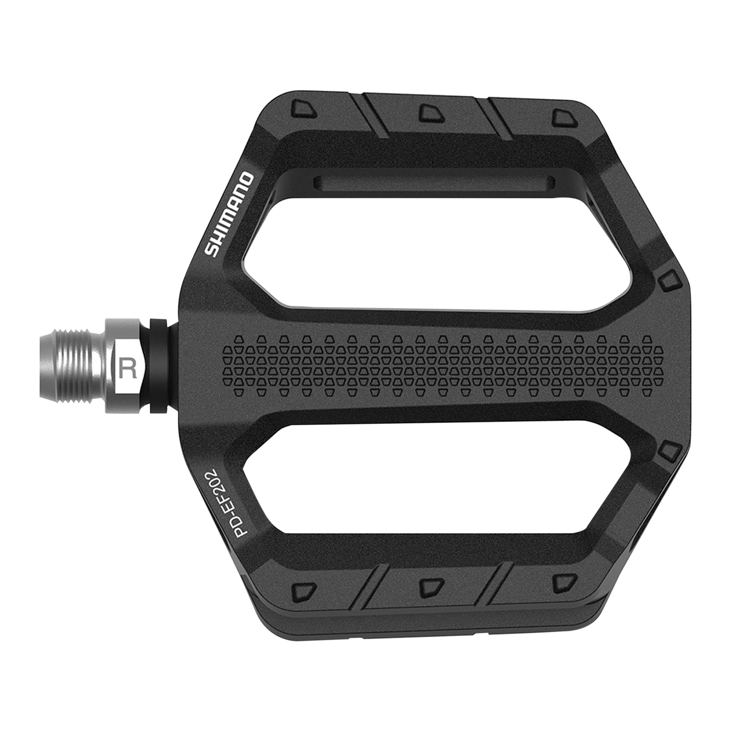 Pédale VTT loisirs plate Shimano Explorer PD-EF202 alu