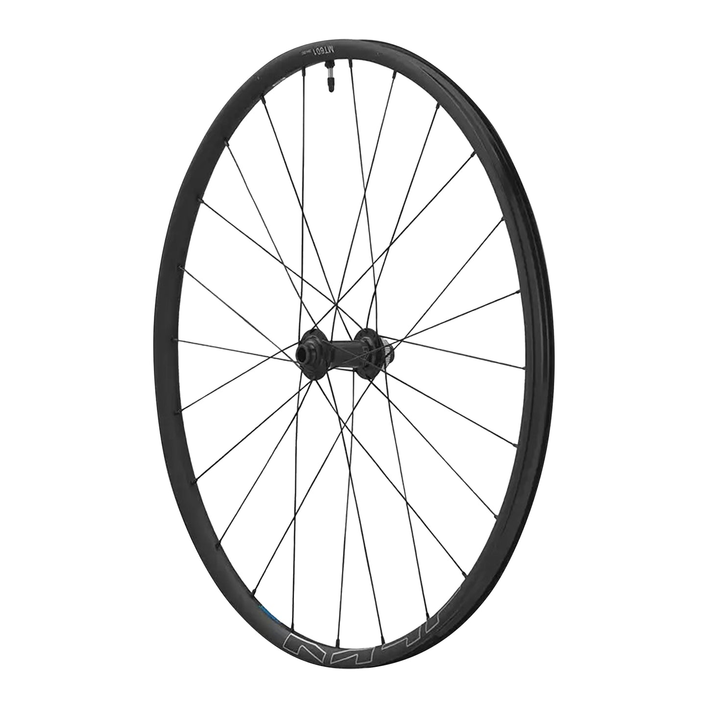 Roue VTT disque 29" Shimano MT601 Boost tubeless ready centerlock avant noir
