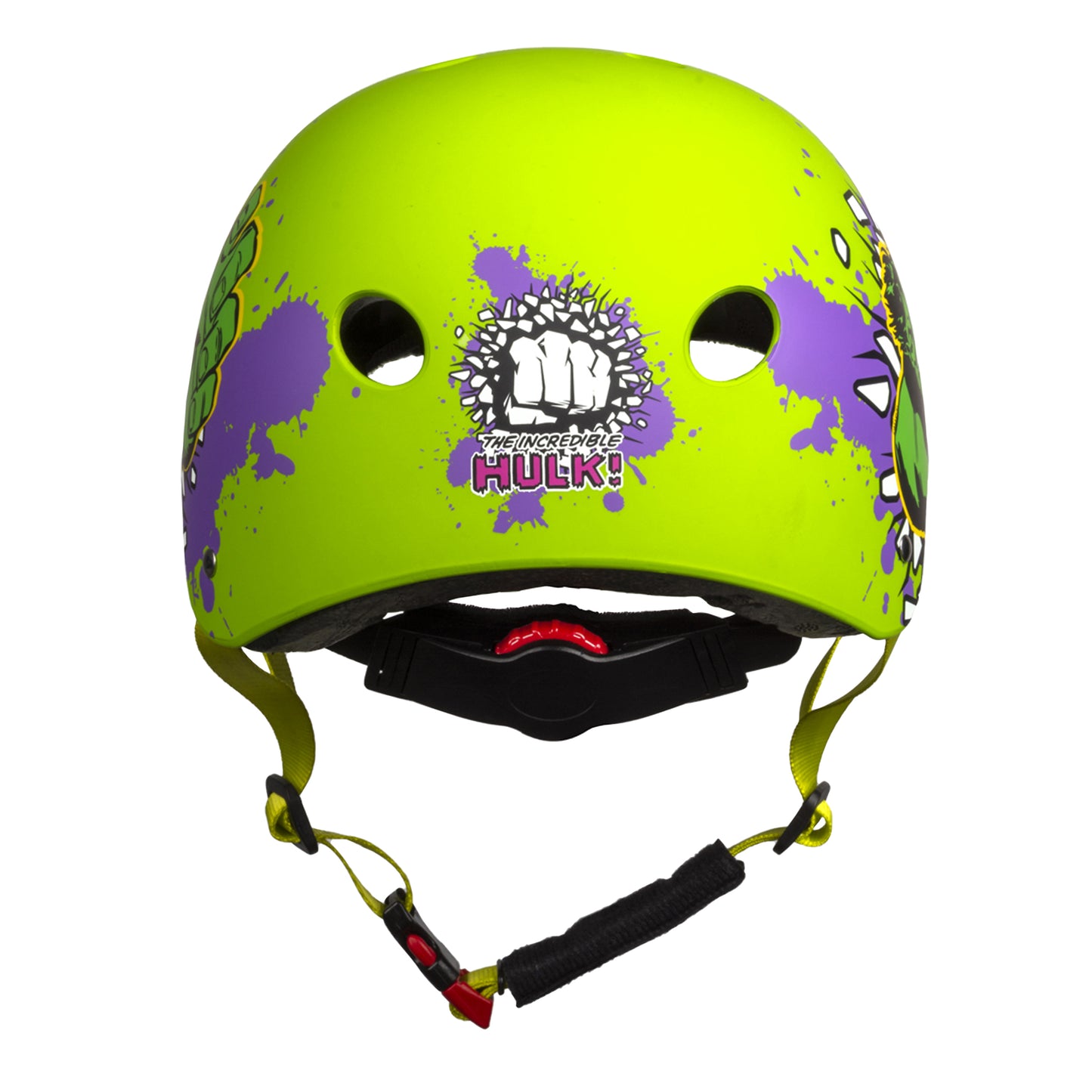Disney V3 Hulk Green Kids' Bike Helmet with Adjustment Dial